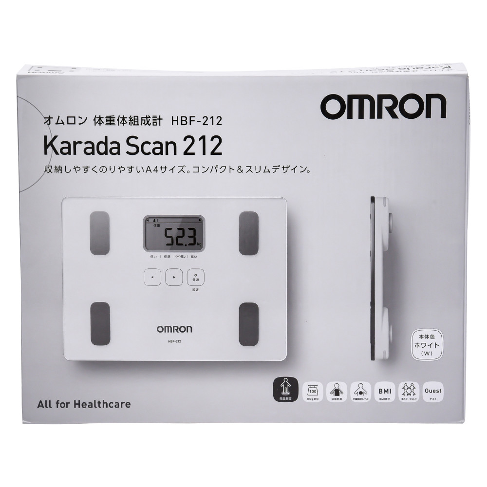 オムロン 体重計 HBF-212 カラダスキャン OMRON - 健康管理・計測計