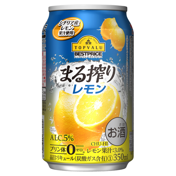 トップバリュ ベストプライスチューハイ　レモン | 350ml