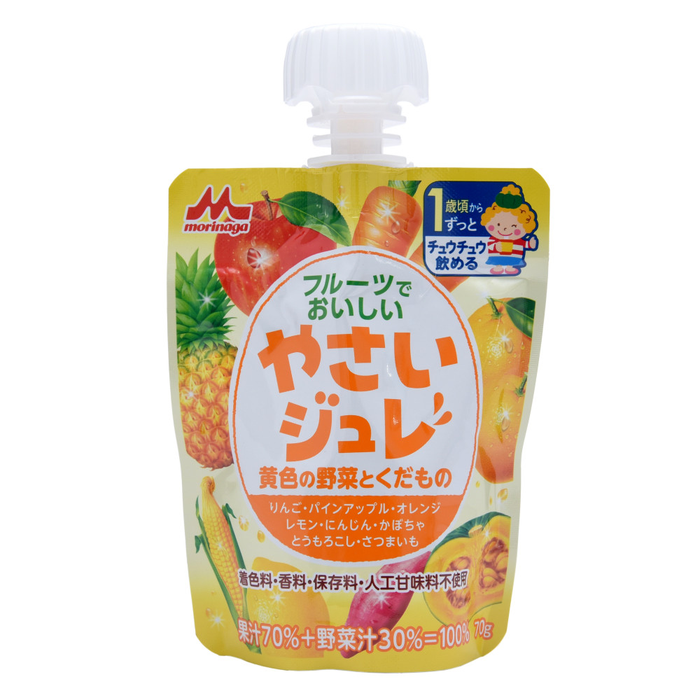 森永 やさいジュレ 緑の野菜とくだもの 1歳頃から 70g×6個