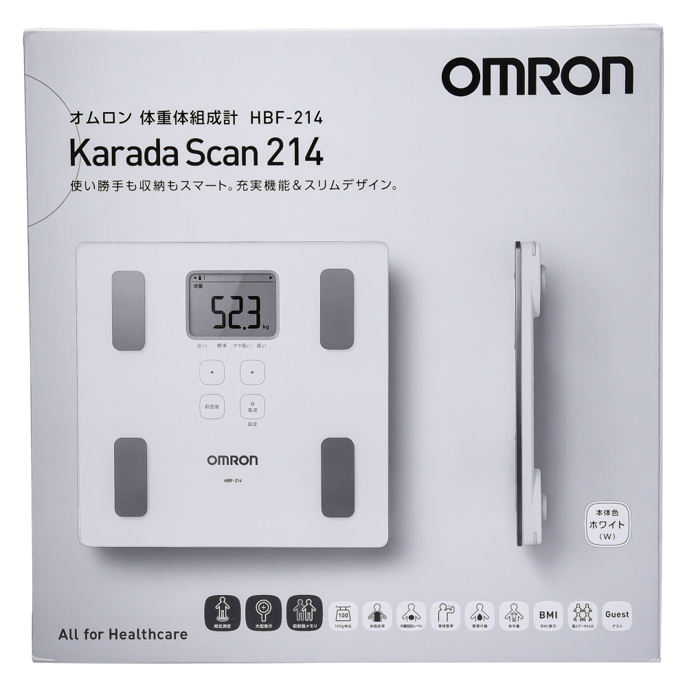 OMRON HBF-214-W - 健康管理・計測計