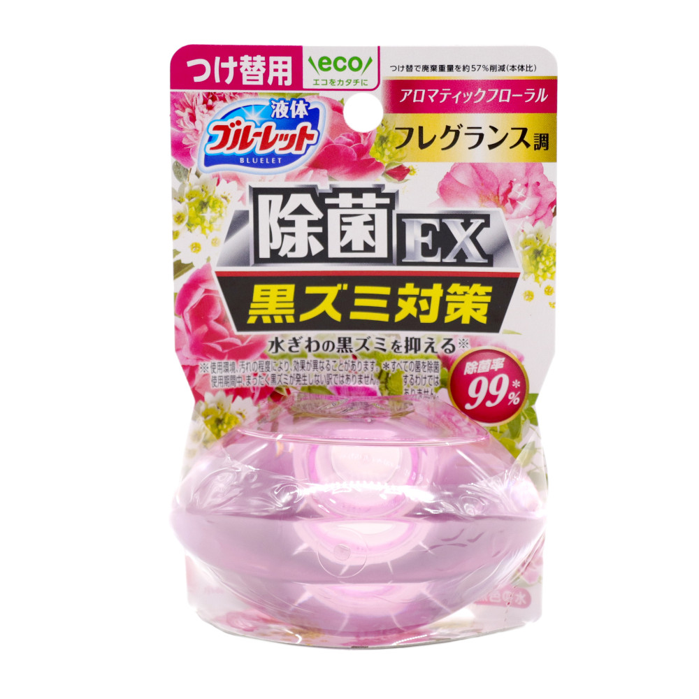 91％以上節約 液体ブルーレットおくだけ除菌ＥＸフレグランスつけ替用 アロマティックフローラル 70mL karatsu-switch.com