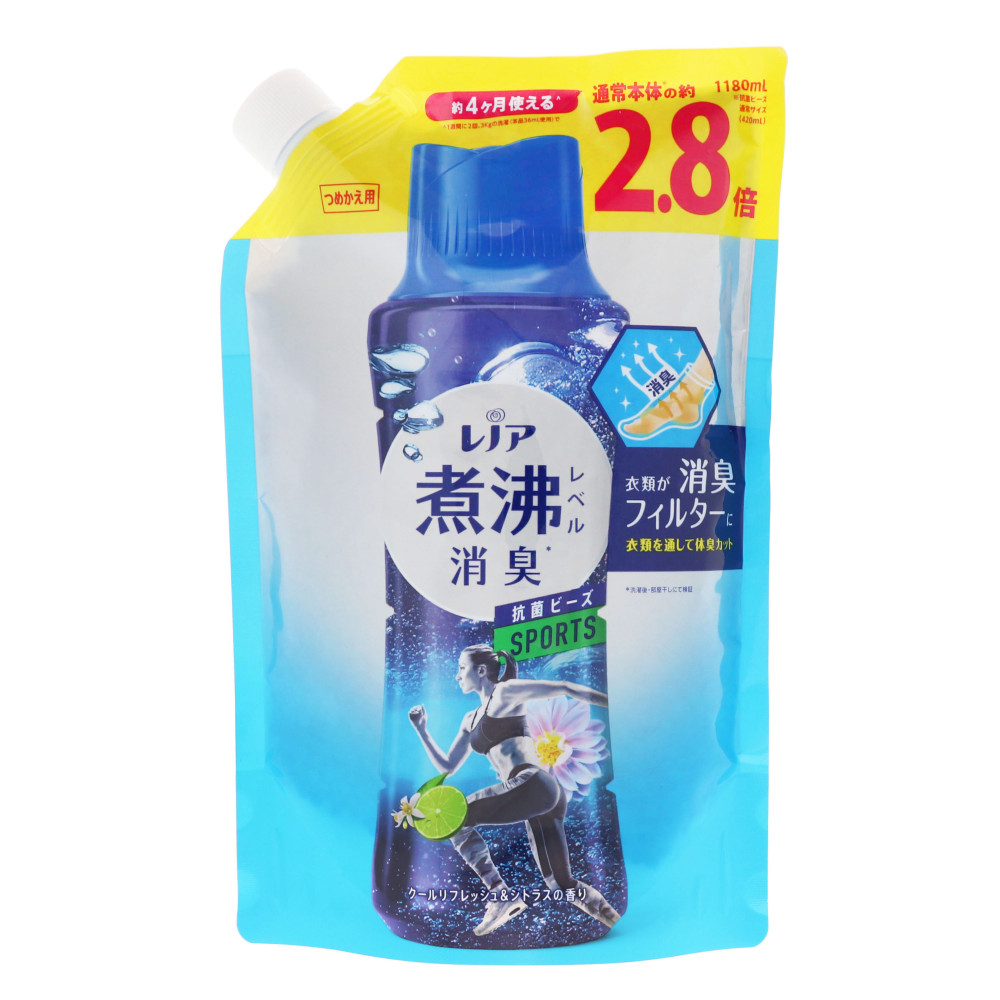 レノア消臭ビーズ クールリフレッシュの香り&クールリフレッシュ