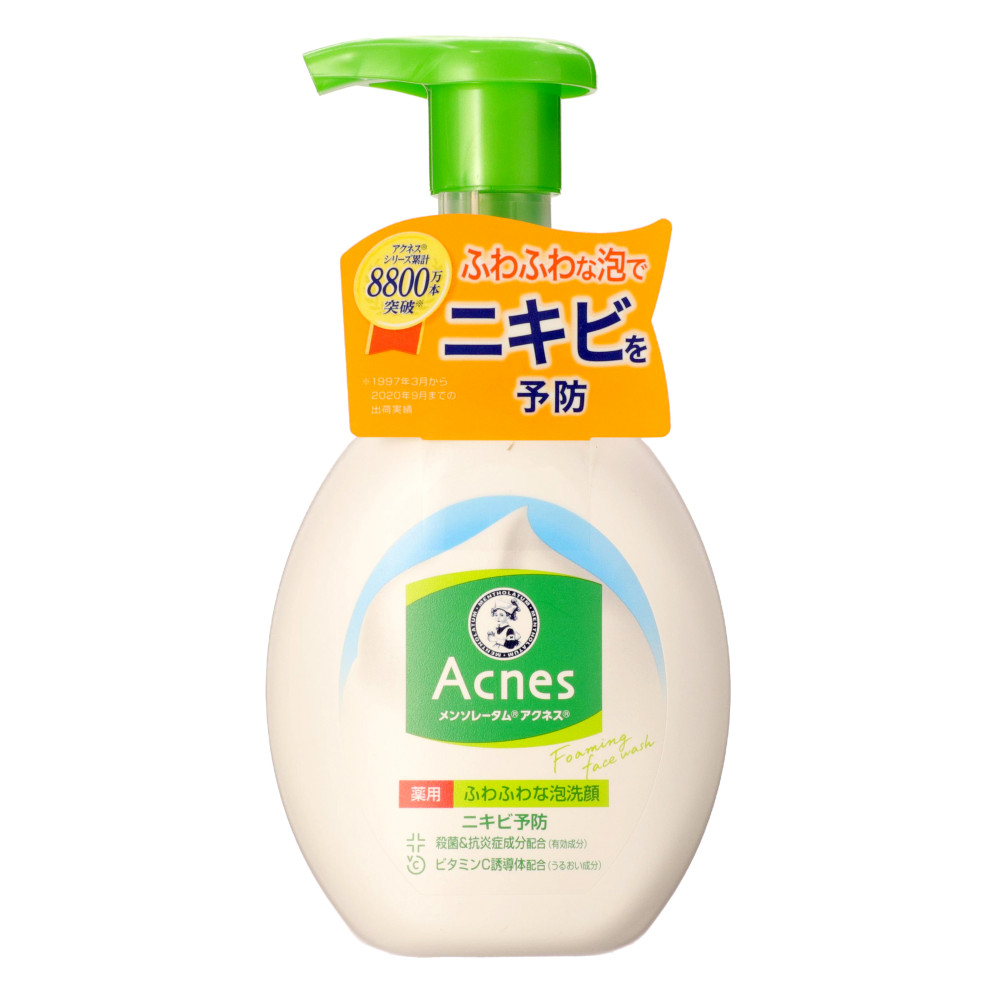 メンソレータム アクネス ニキビ予防薬用ふわふわ泡洗顔 詰替用 140mL