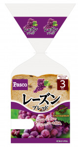 パスコ　レーズンブレッド　３枚入