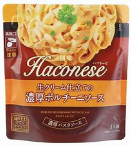 創味　ハコネーゼ生クリーム仕立ての濃厚ポルチーニソース