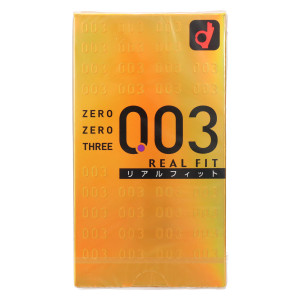 ゼロゼロスリーリアルフィット（ゴールド）１０個
