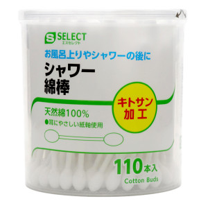 エスセレクト抗菌シャワー綿棒