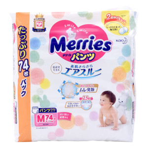 メリーズパンツ　ウルトラジャンボパックＭ７４枚