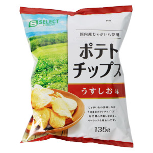 エスセレクト　ポテトチップス　うすしお