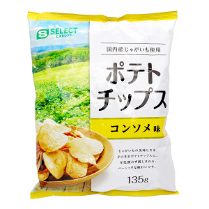 エスセレクト　ポテトチップス　コンソメ