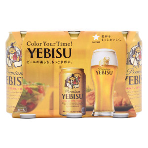サッポロ　ヱビスビール　３５０ＭＬ×６缶