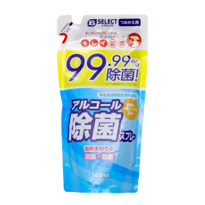 エスセレクト　アルコール除菌スプレー　つめ替用