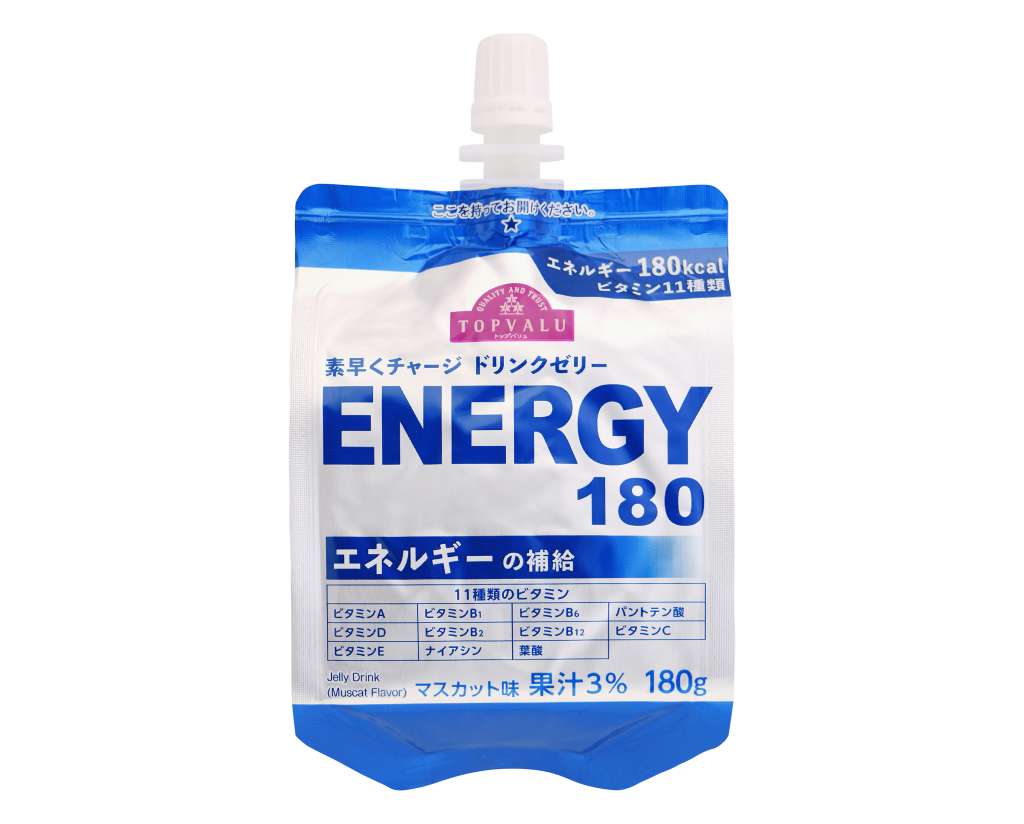 トップバリュ素早くチャージ ドリンクゼリー マスカット味