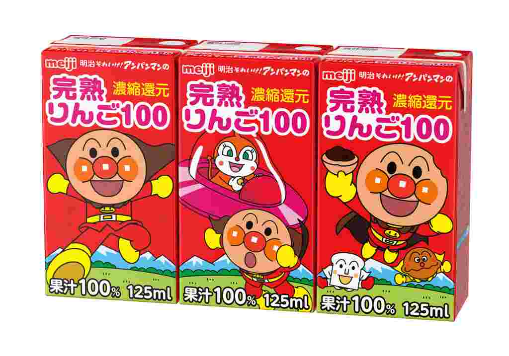 アンパンマンの完熟りんご１０ | 125ml×3