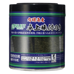 エスセレクト　有明海産味付のり卓上