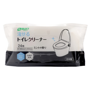 エスセレクト　流せるトイレクリーナー | ２４枚