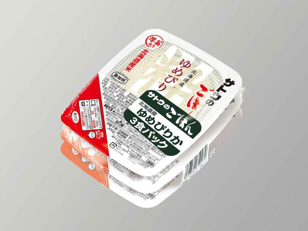 サトウ食品工業　ゆめぴりか３Ｐ