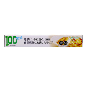 エスセレクト電子レンジに強く食品保存にも適したラップ　Ｌ　３０ｃｍ
