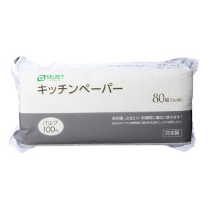 エスセレクト　キッチンペーパー　８０組