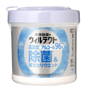 ウィルテクト　高濃度アルコール除菌＆ふき取りウェットシート